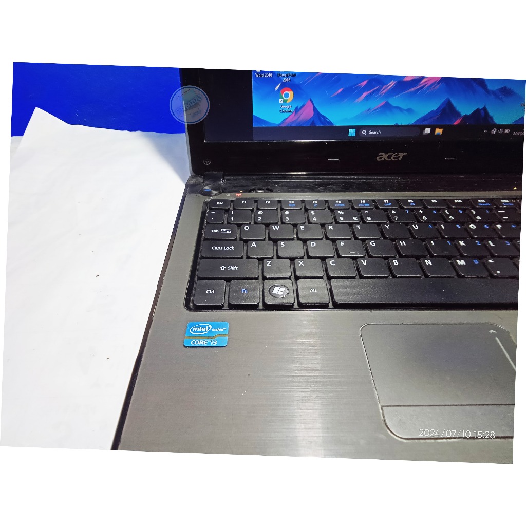 Leptop Acer Core i5 Ram 6 Silver