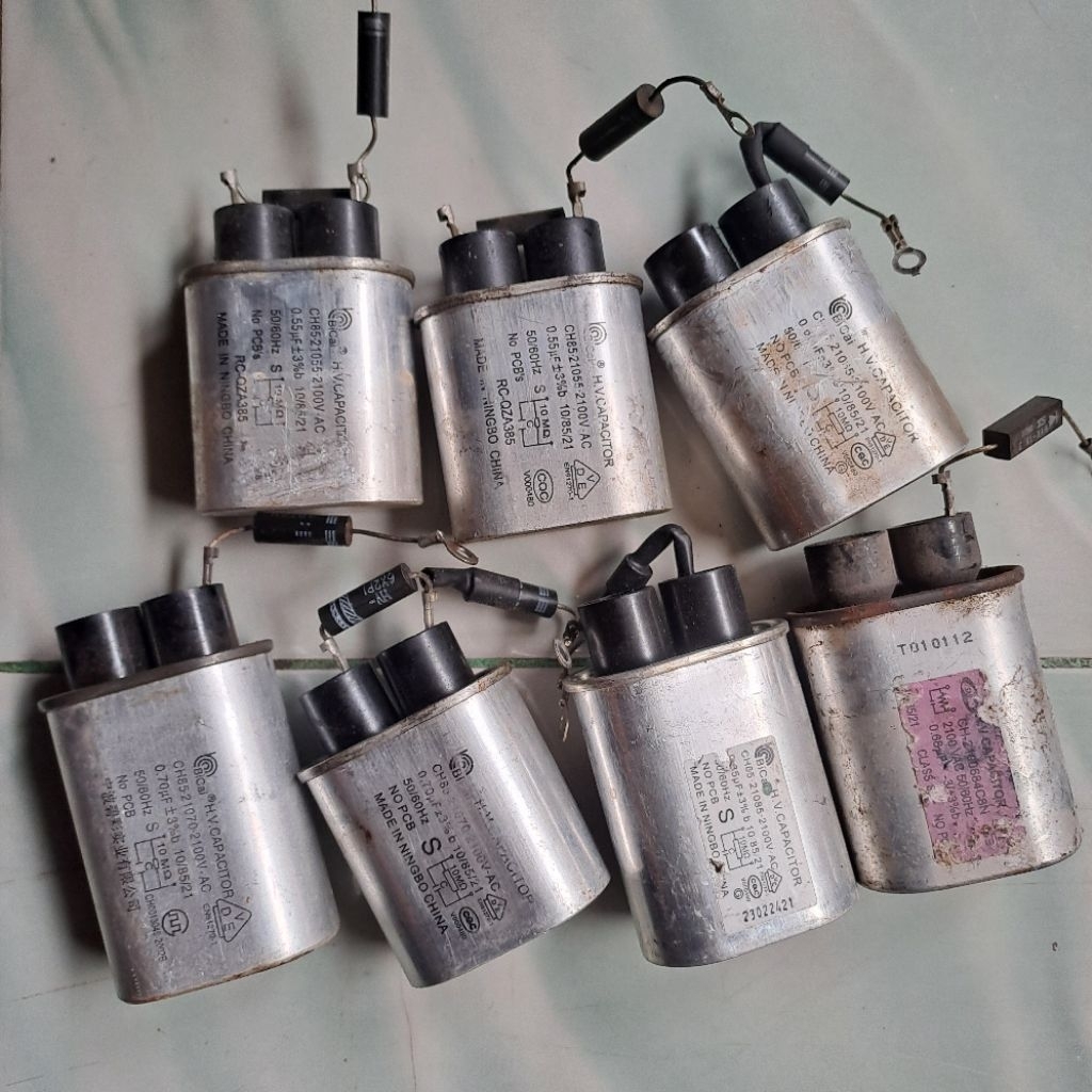 KAPASITOR MICROWAVE OVEN ORIGINAL KAPASITOR 0.55uf / 0.65uf / 0.68uf / 0.70uf / 0.85uf