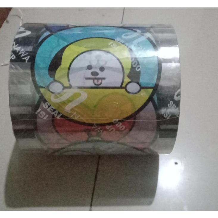 Plastik Seal Cup, Seal Cup Gelas Motif (1000)