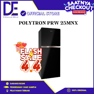 POLYTRON PRW 25MNX Kulkas Top Freezer 240L 2 Pintu Belleza Jumbo Cabinet PRW 25MN  PRW25MN 25MN 25MN