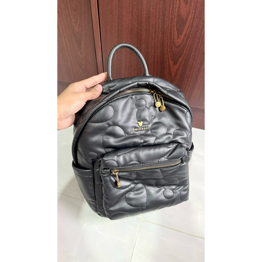 (preloved) Ransel hitam Disney Mickey NO BOX