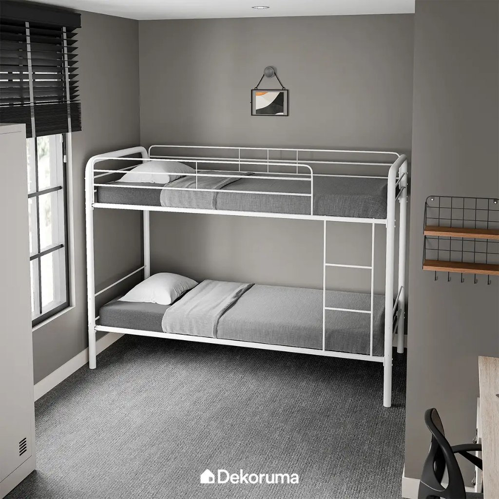 Dekoruma WESTER Ranjang Anak 2 Tingkat / Tempat Tidur Susun Metal / Bunk Bed Besi 97x210CM New Wesle