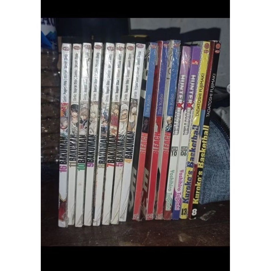 Komik Manga Kolpri Segel Bakuman, HunterxHunter, Bleach, Kuroko No Basketball READ DESKRIPSI
