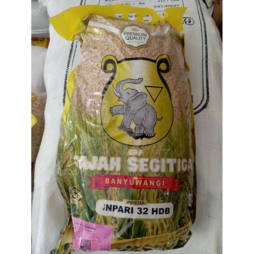 Inpari 32 hbd gajah segitiga Banyuwangi @5kg,exp sept 2026
