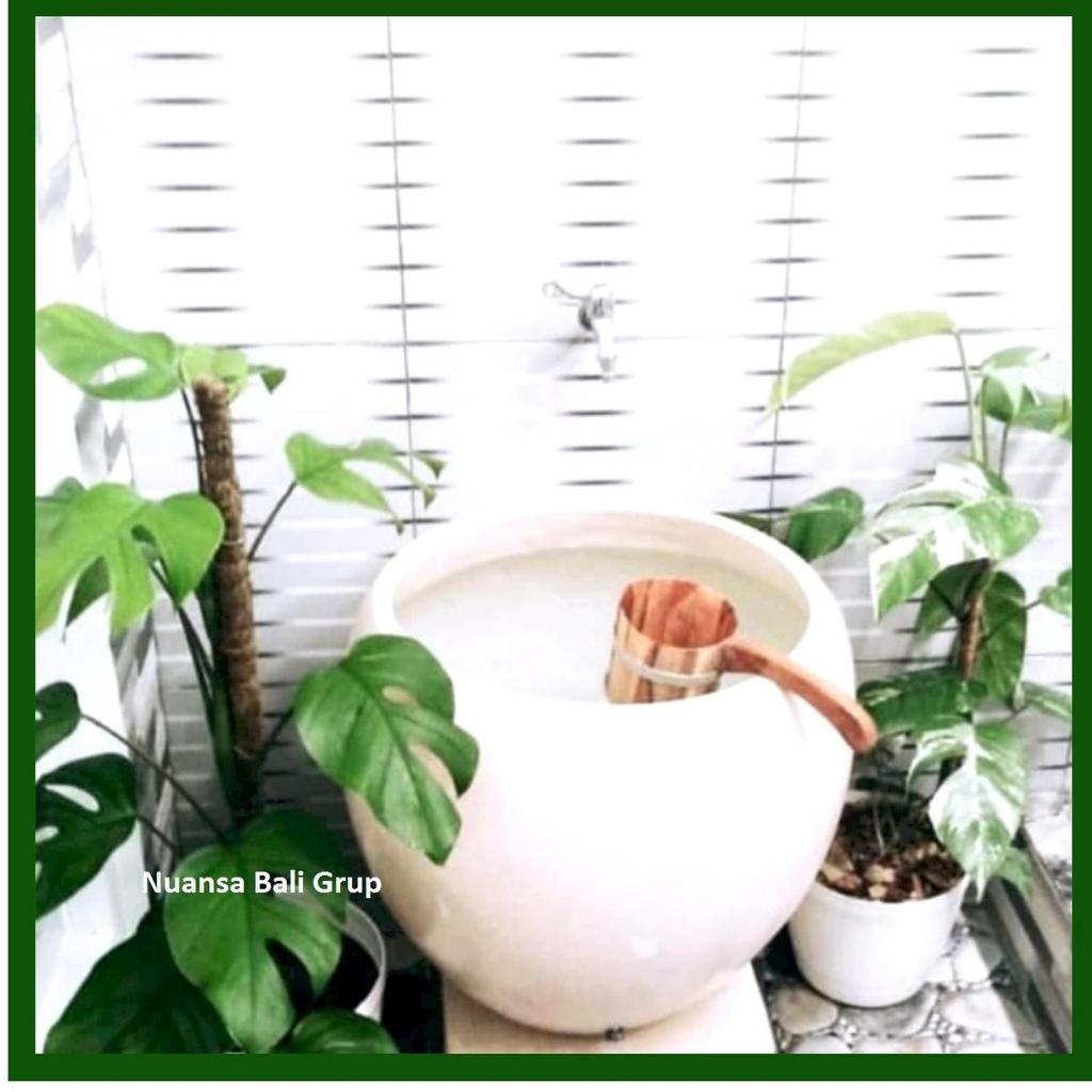 Gentong Air Teraso Marmer Type Bakul Elegant