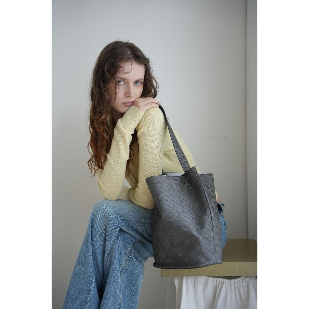 [PRELOVED] Bonie Bag Limited Studio in Woven Charcoal