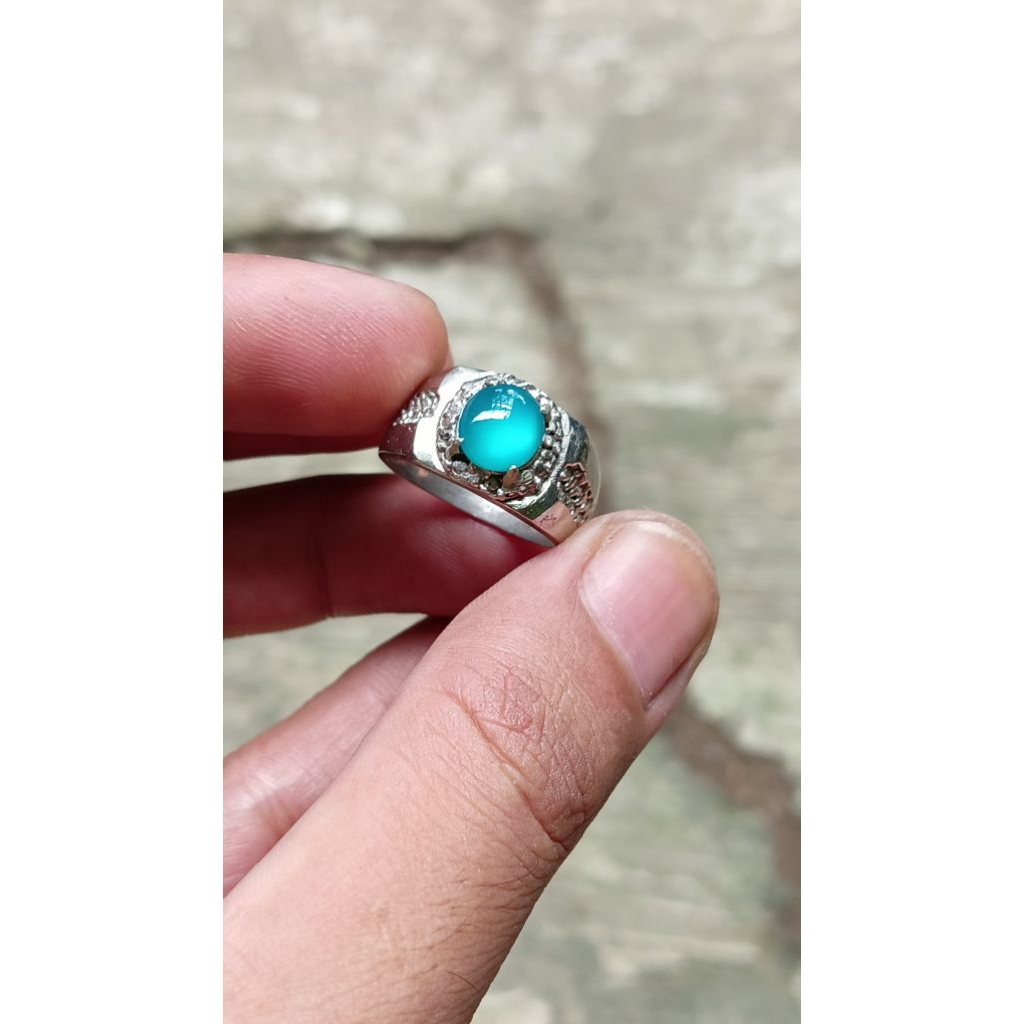 natural cincin bacan doko mini bluees giwang crystal