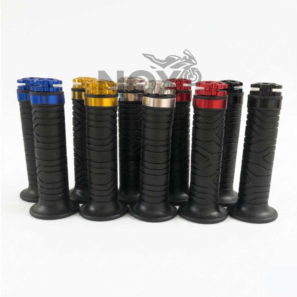Handgrip Ring CNC + Jalu CNC Universal Motor Vario Beat Mio Vixion Satria Aerox NMAX PCX Supra Grip 