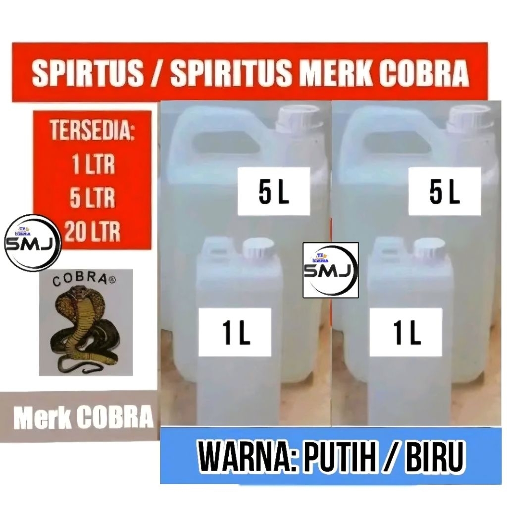 Spiritus 1 liter Spiritus 5 liter Spirtus Biru Spritus Putih Spirtus 1ltr Spirtus 5ltr Biru Putih