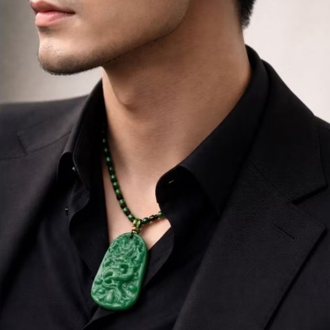 kalung giok naga bonar china dinasti kuno / kalung ceo dracin / kalung pria wanita / kalung viral