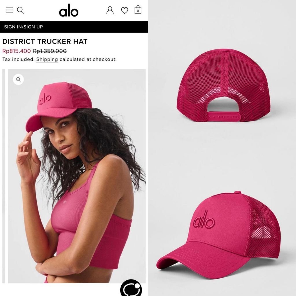 Alo District Trucker Hat Women