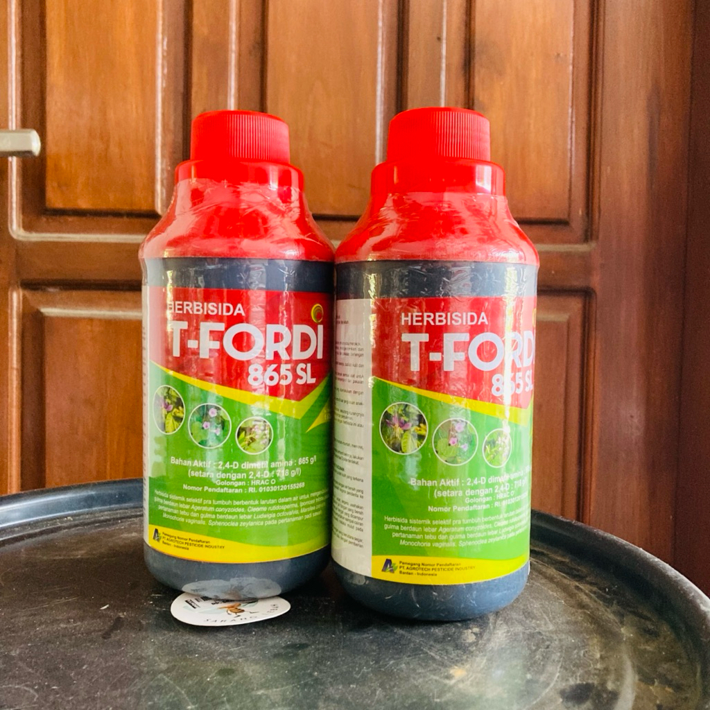 T-FORDI 865 SL Dinetil amina herbisida sistemik selektif pada tanaman tebu dan padi