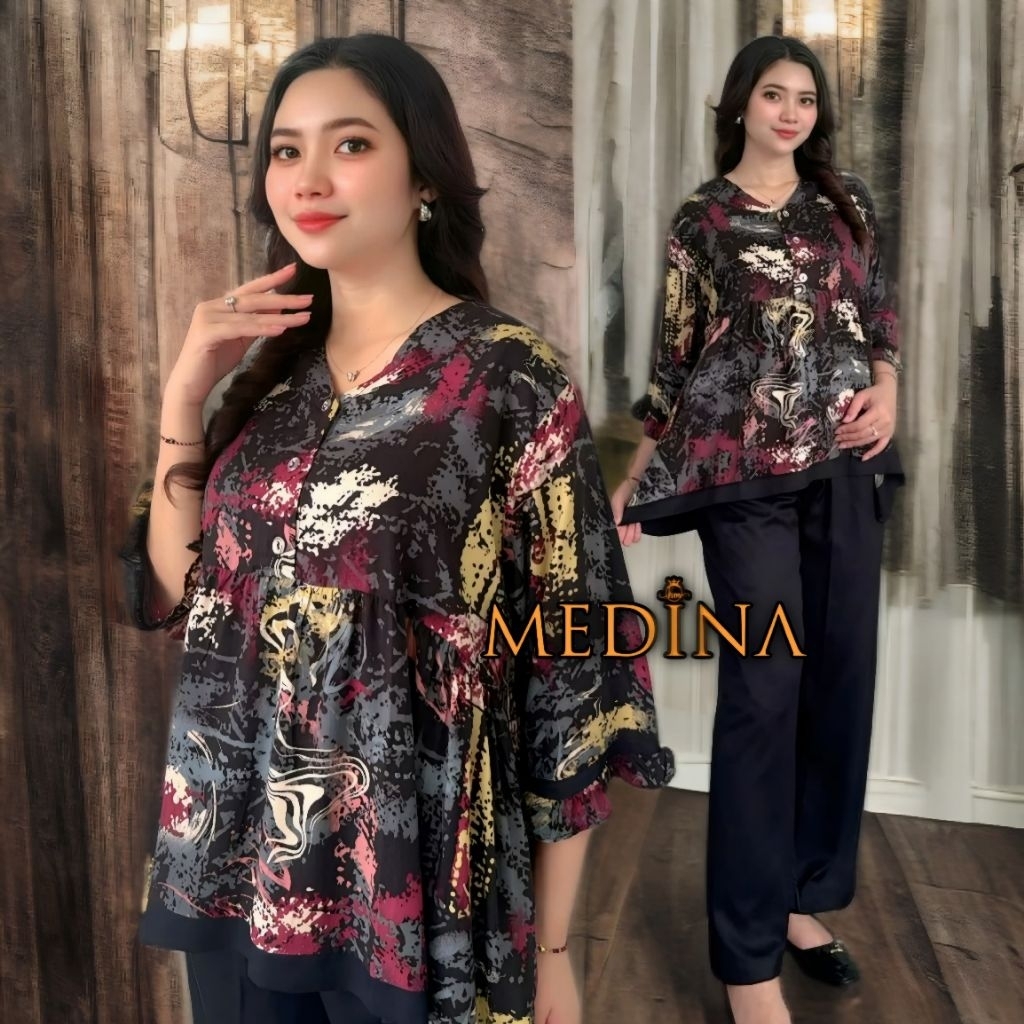 FITRI ONE SET SETELAN CELANA BY MEDINA MAHARAJAA