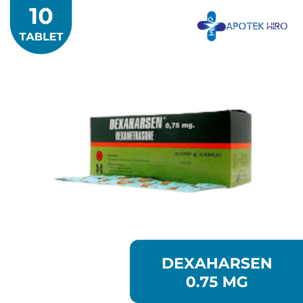 DEXAHARSEN 0.75 MG 0.75 MG 1 STRIP @ 10 KAPLET