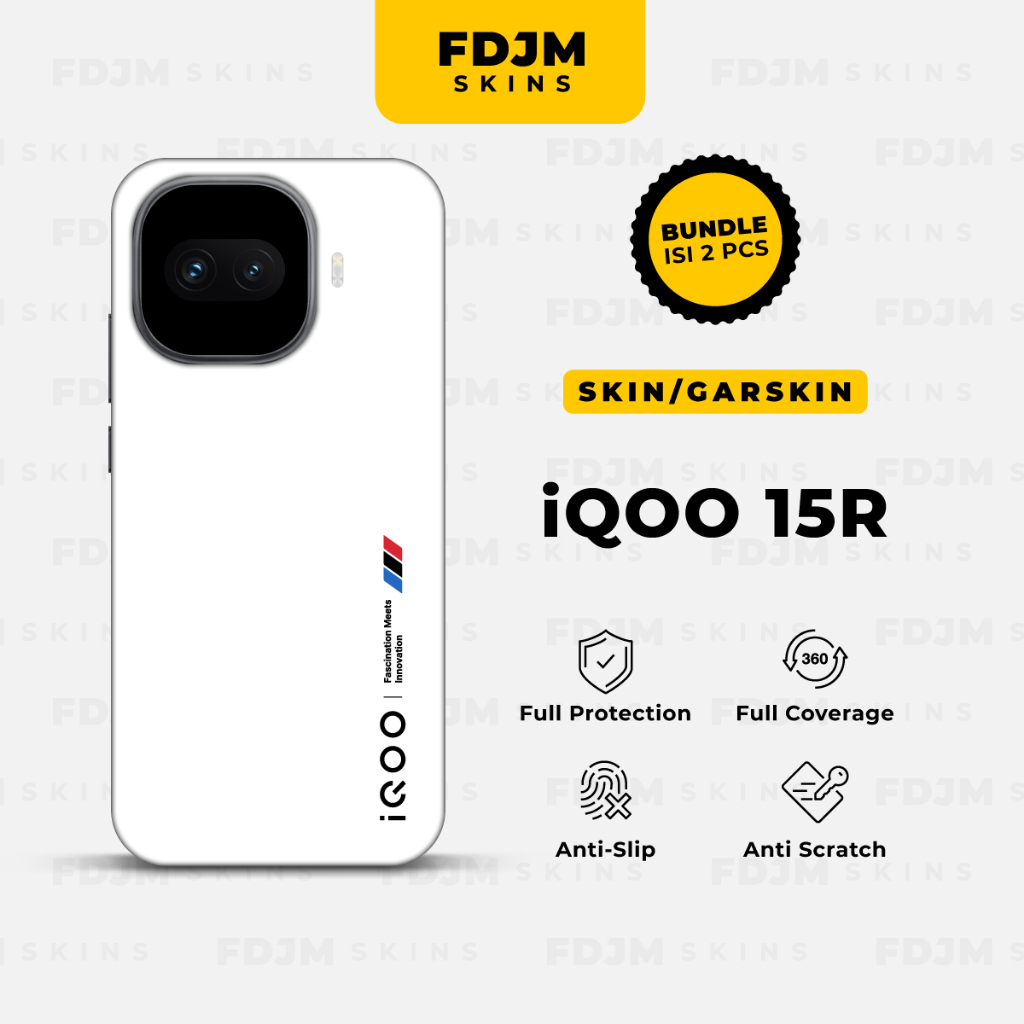 iQOO 15R - Skin/Garskin BMW Motorsport *Isi 2* not Case (BISA CUSTOM) [FDJM Skins]
