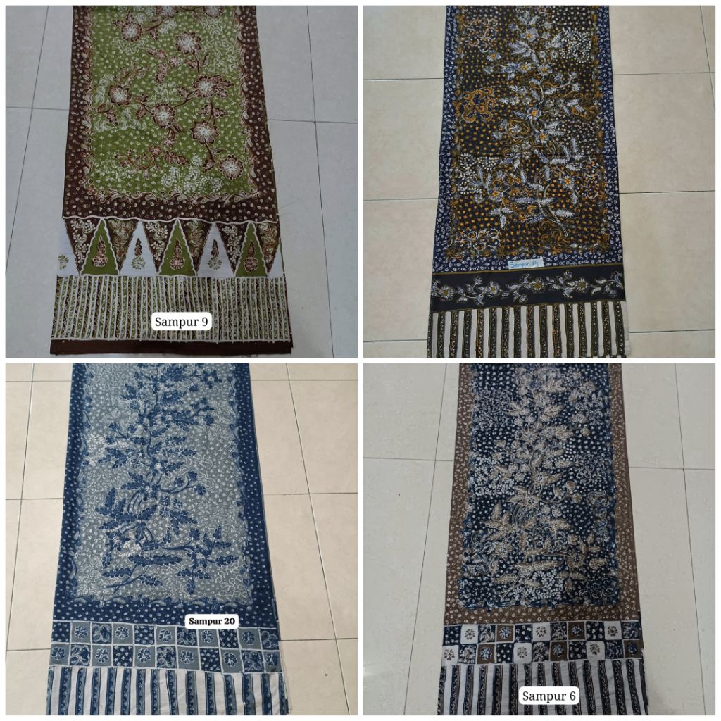 SAMPUR /SELENDANG SAJA BATIK TULIS LASEM ORU