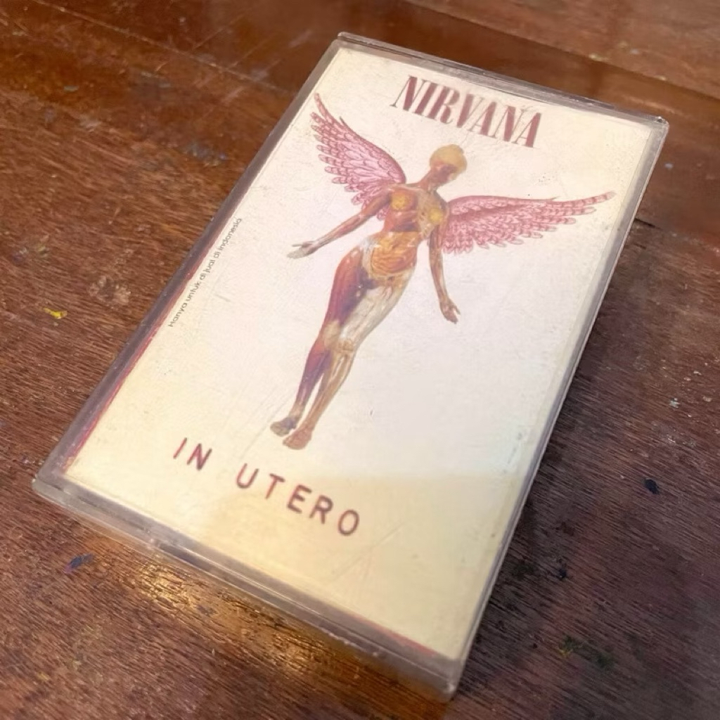 kaset pita nirvana in utero preloved