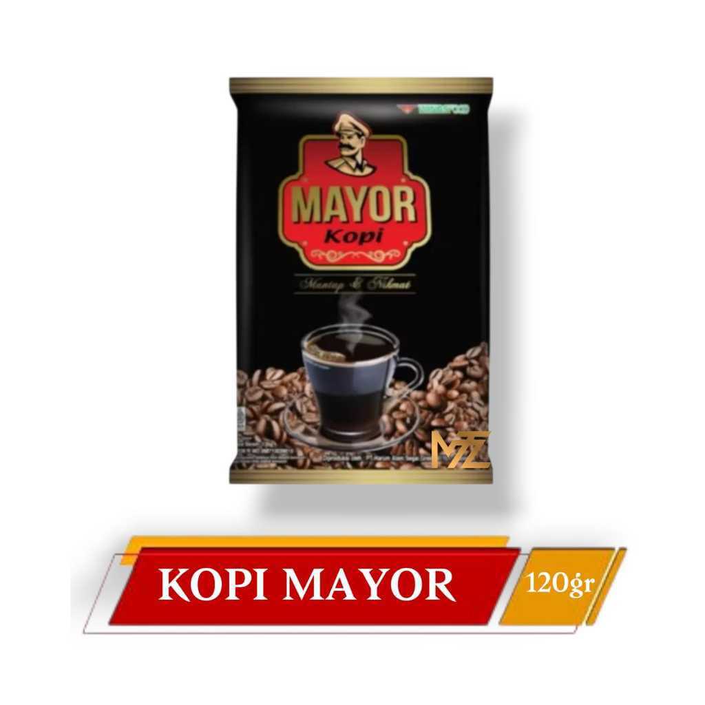 KOPI BUBUK MAYOR - Kopi Bubuk Hitam Premium, Rasa Mantap, Praktis Disimpan