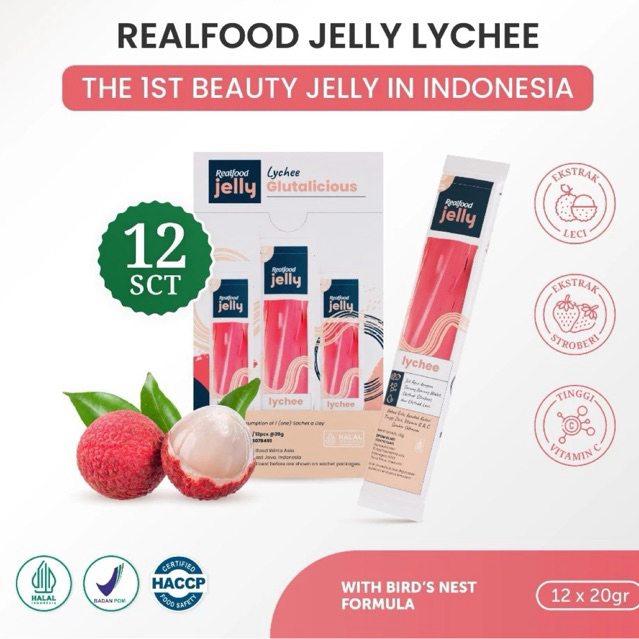 Realfood Jelly Glutalicious Sarang Burung Walet
