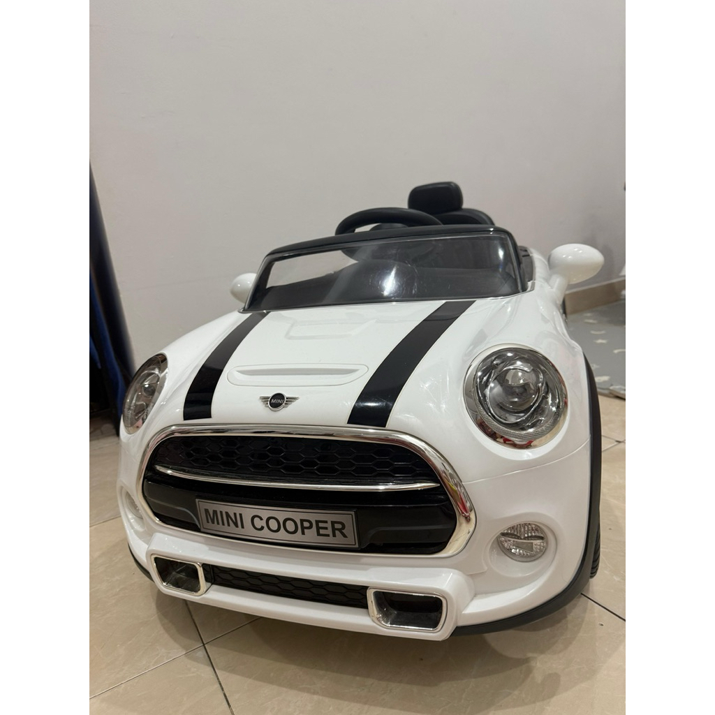 Mainan Anak Mobil Aki PMB 7188 Mini Cooper Mortein M-7188 || Mainan Mobil Aki second