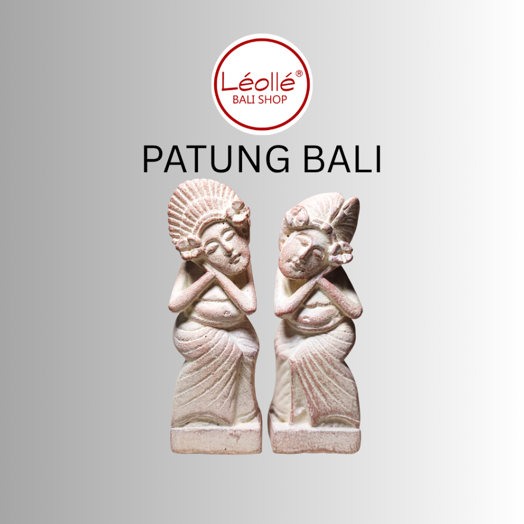 Leolle Patung Pasangan Penari Bali Cetakan Semen Handmade – Dekorasi Rumah kado unik wedding gift Ha