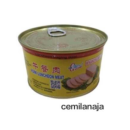 GULONG DAGING MALING BABI PORK LUNCHEON MEAT DAGING BABI KALENG NON HALAL