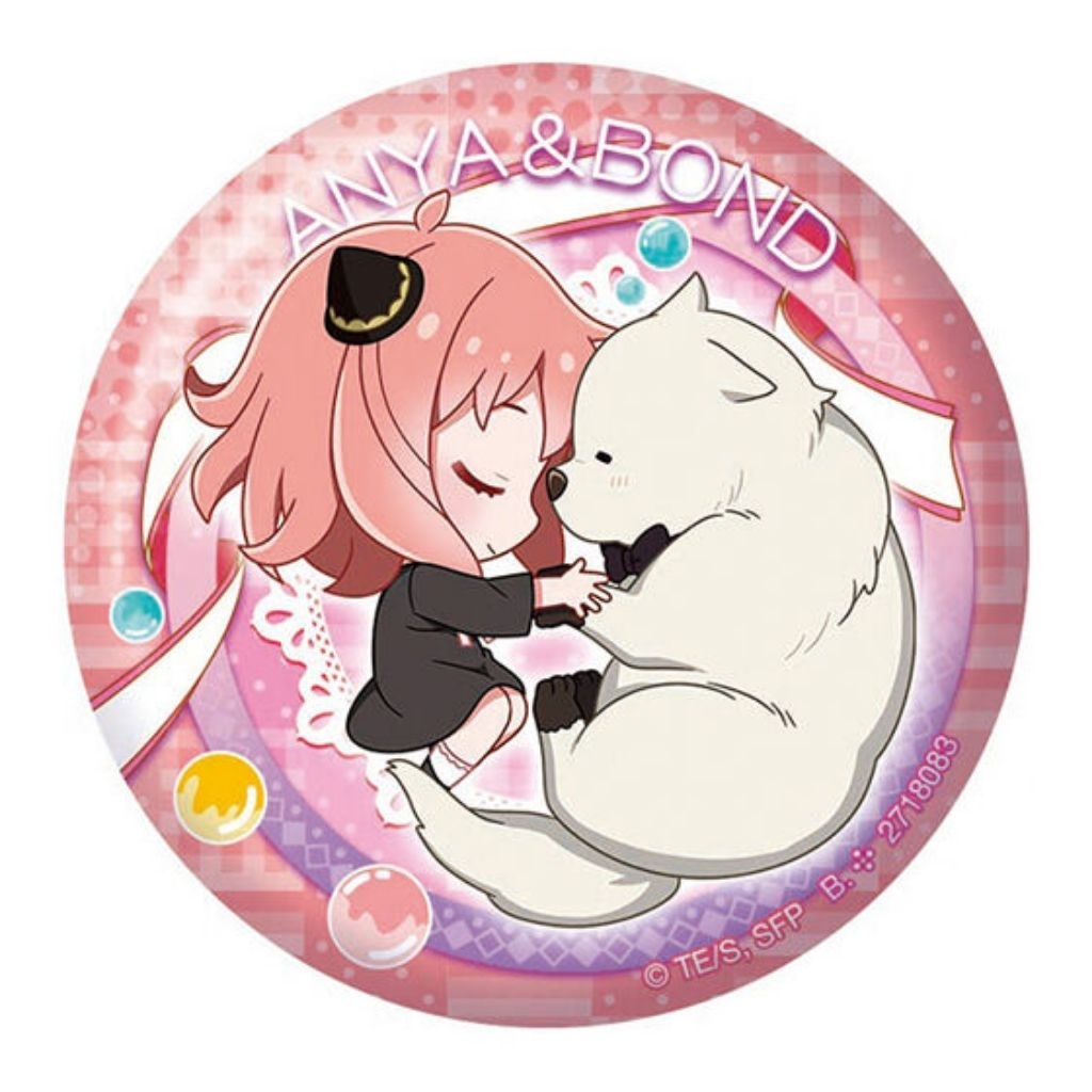 Gashapon Spy x Family Anya n Bond Can Badge