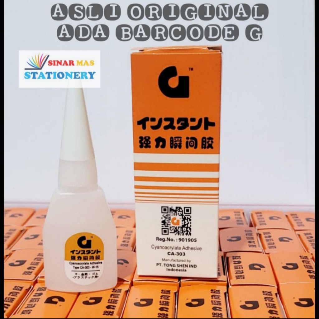 Lem Korea G Original Asli Tong Shen Indonesia Lem Super/ Lem Setan