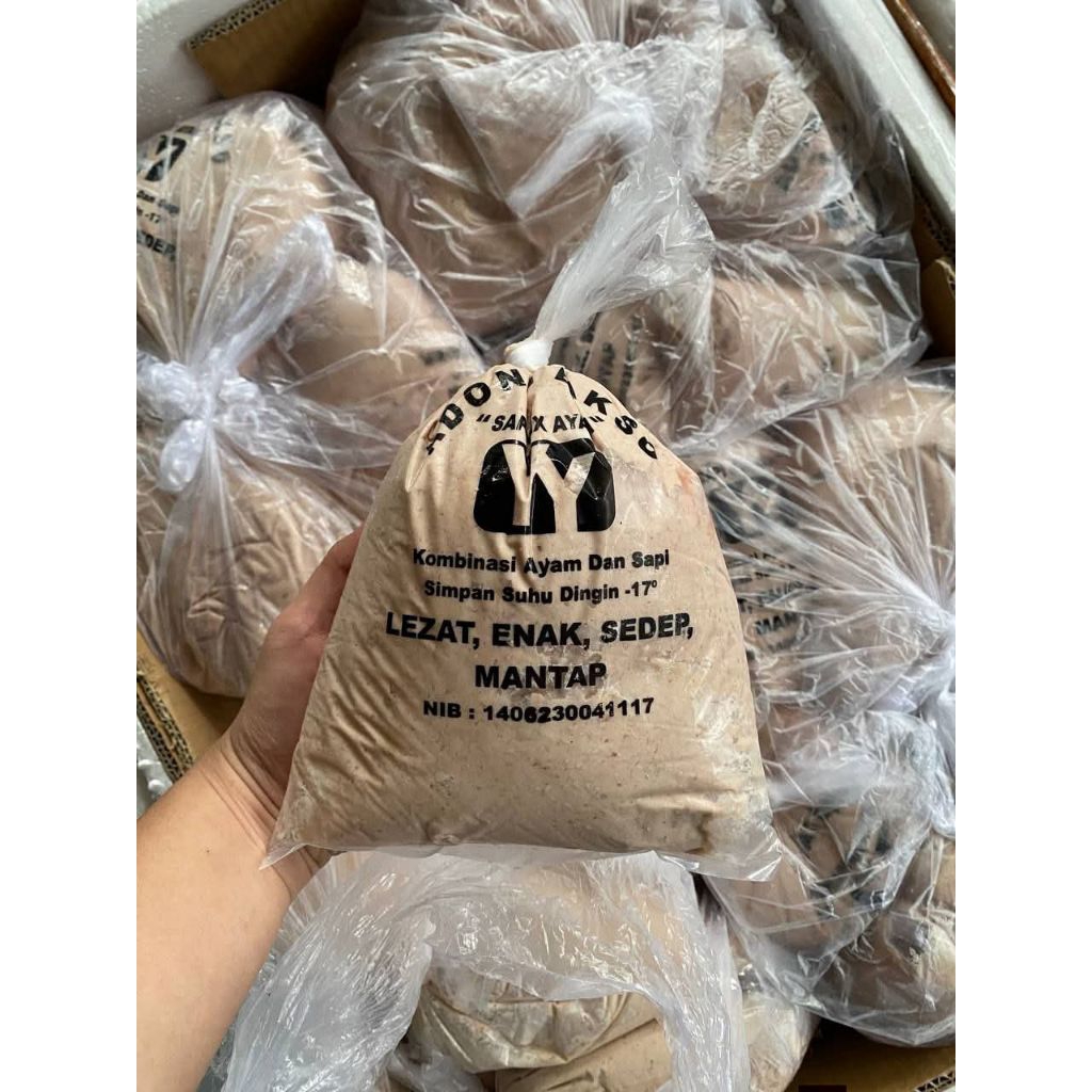 Adonan Bakso Mix Sapi & Ayam 1kg