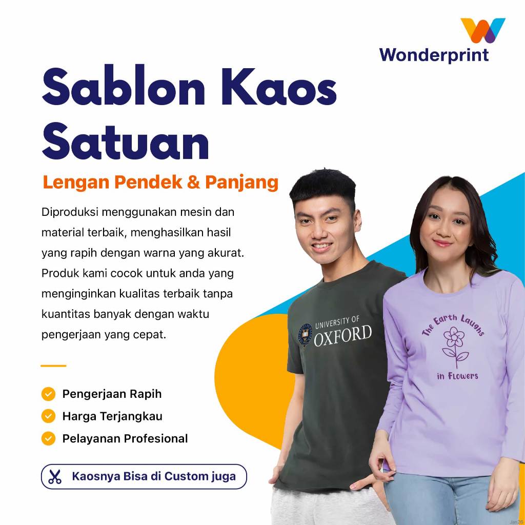 Custom Sablon Satuan Desain Sendiri Cetak Gambar Foto Logo Bacaan Tulisan Full Print Jersey Kaos Ser