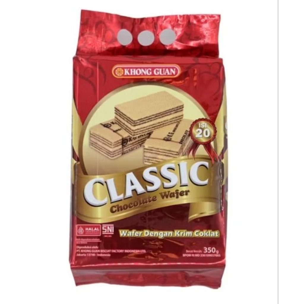 biskuit wafer classic 350gr khong guan