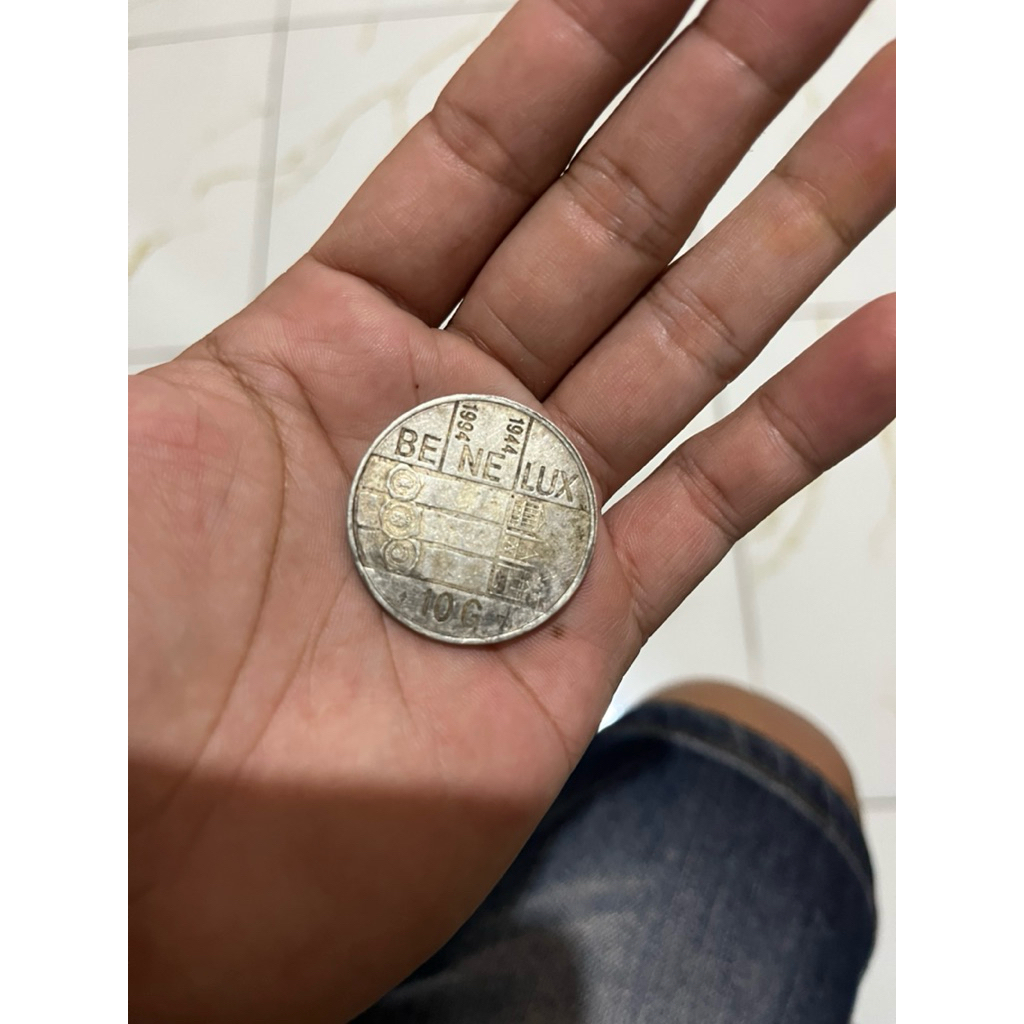 koin perak asli belanda