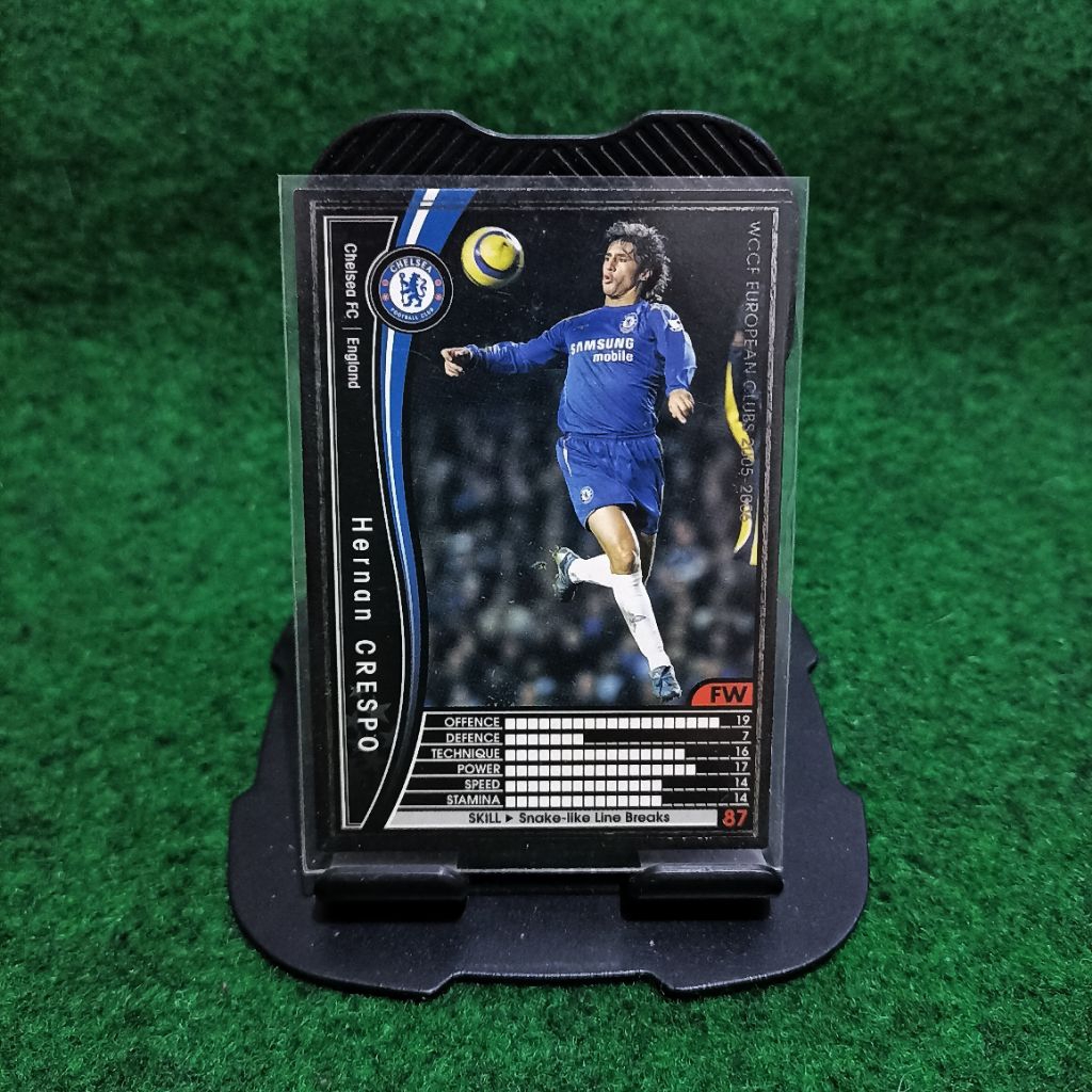 KARTU BOLA HERNAN CRESPO CHELSEA PANINI WCCF 2005-2006