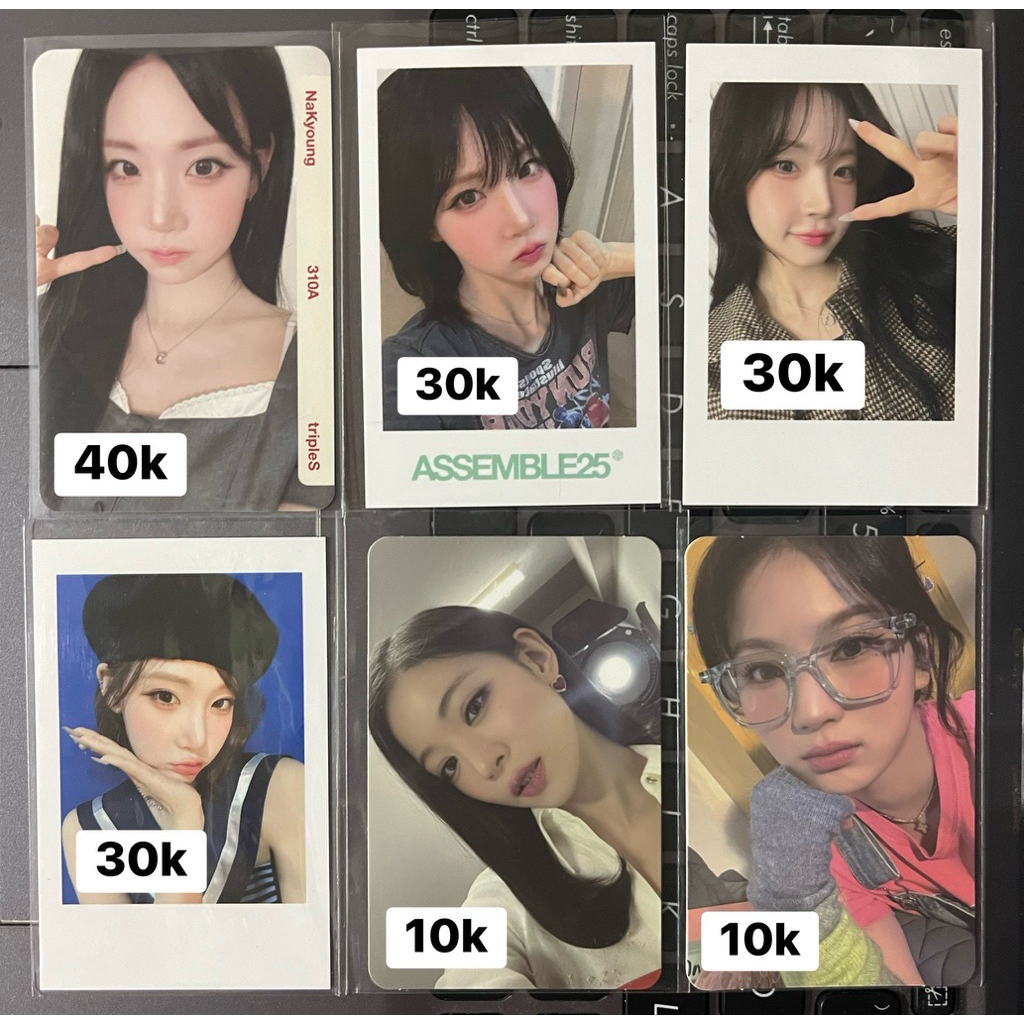 [CHAT DULU BARU CO] Photocard Official Chaeyoung fromis_9 Isa stayc Nakyoung tripleS