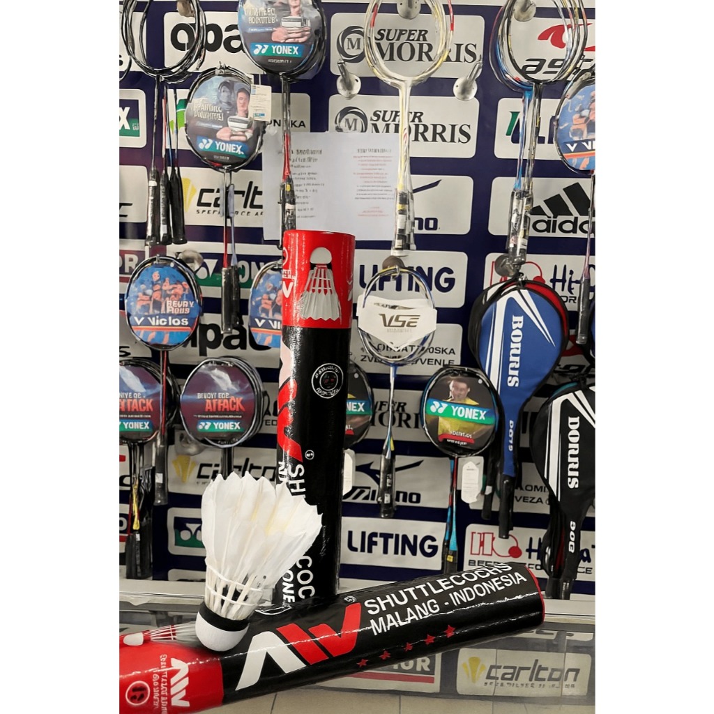 SHUTTLECOCK AW HITAM ORIGINAL/Kok Bulutangkis/Bola Badminton original murah