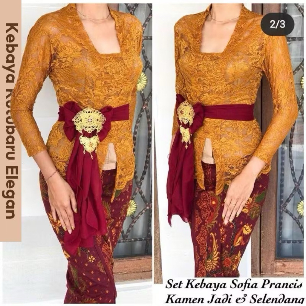 Set Kebaya Sofia Kebaya Bali I Kebaya Bali Modern