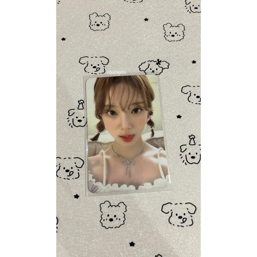 winter aespa photocard winmel seasons greetings