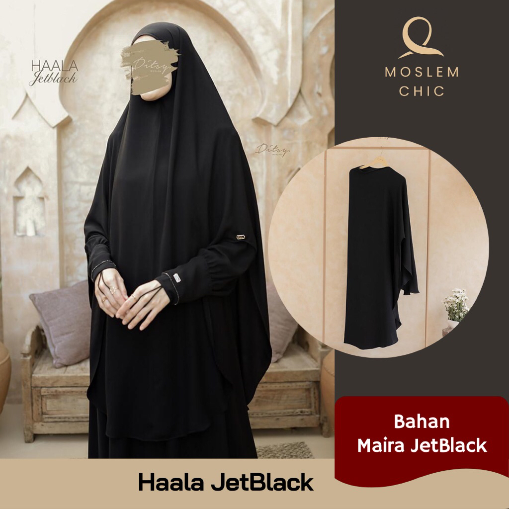 Haala Maira Jetblack by Ditsy Moslem