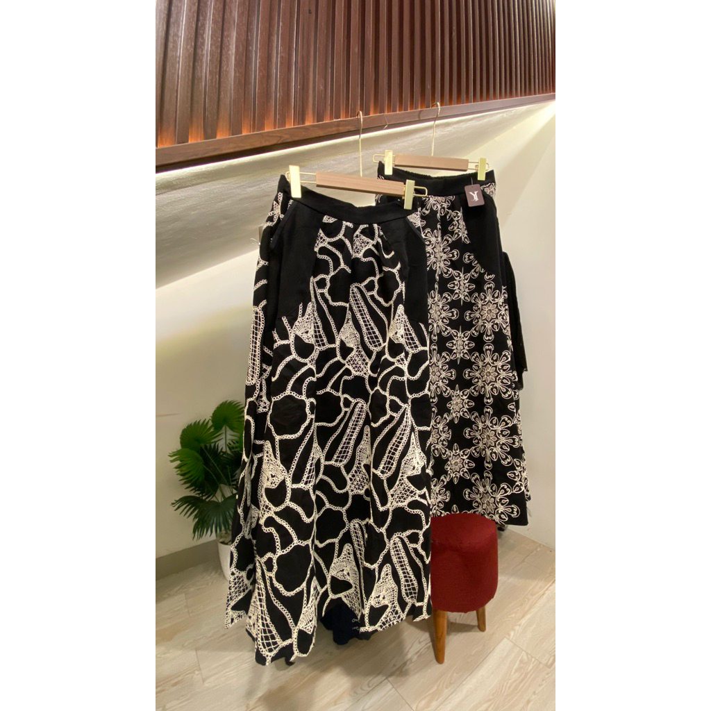 Rok Syhana Bordir Mewah | Karet Dibagian Belakang | Youja.id