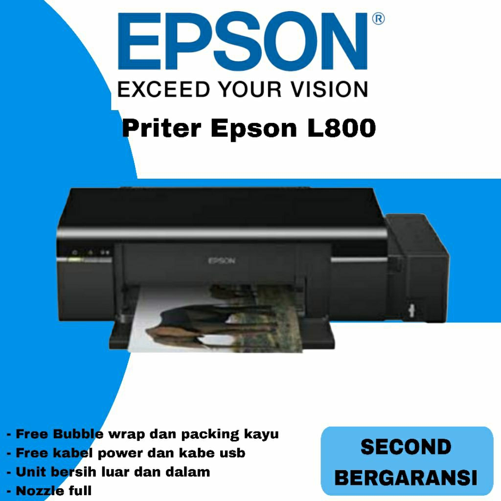 PRINTER EPSON L800 (6 TINTA) SECOND