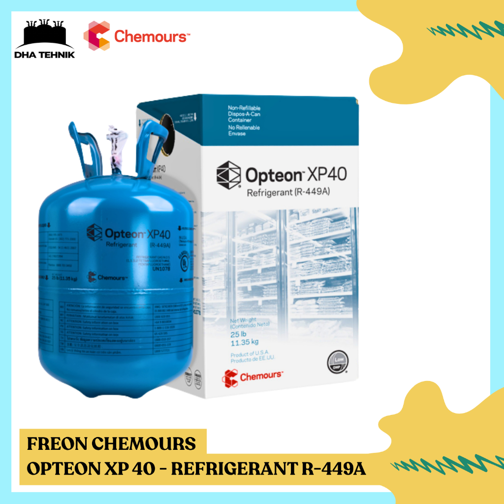 FREON CHEMOURS OPTEON XP 40 - REFRIGERANT R449A ORIGINAL CHEMOURS OPTEON