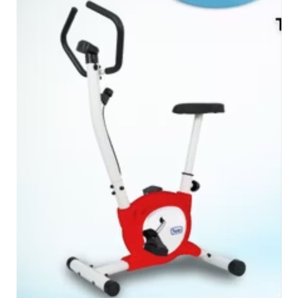 preloved sepeda statis twen warna merah