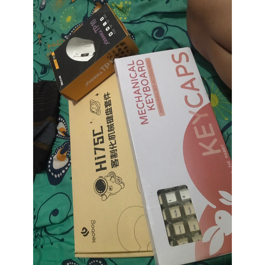 keyboard leobog Hi75C+ mouse+keycap