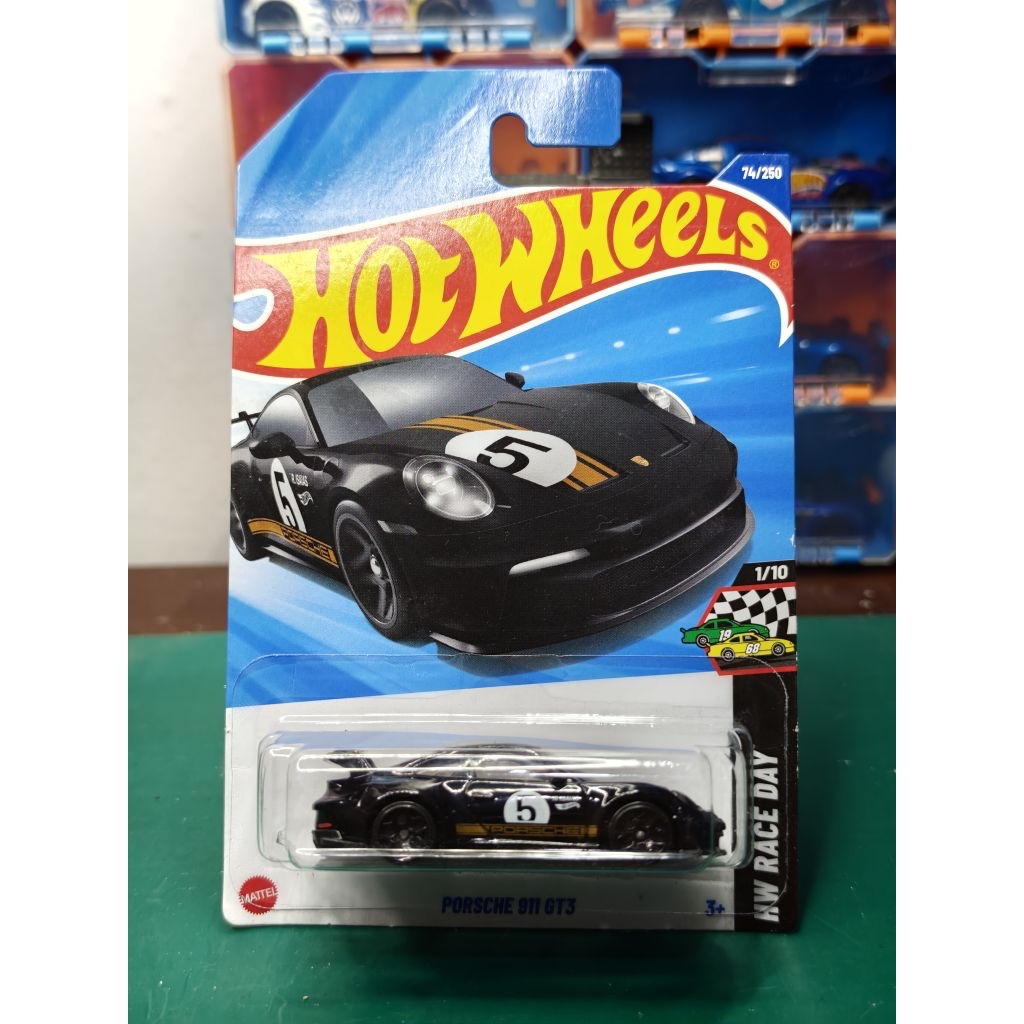 Hotwheels Porsche 911 GT3 Hitam