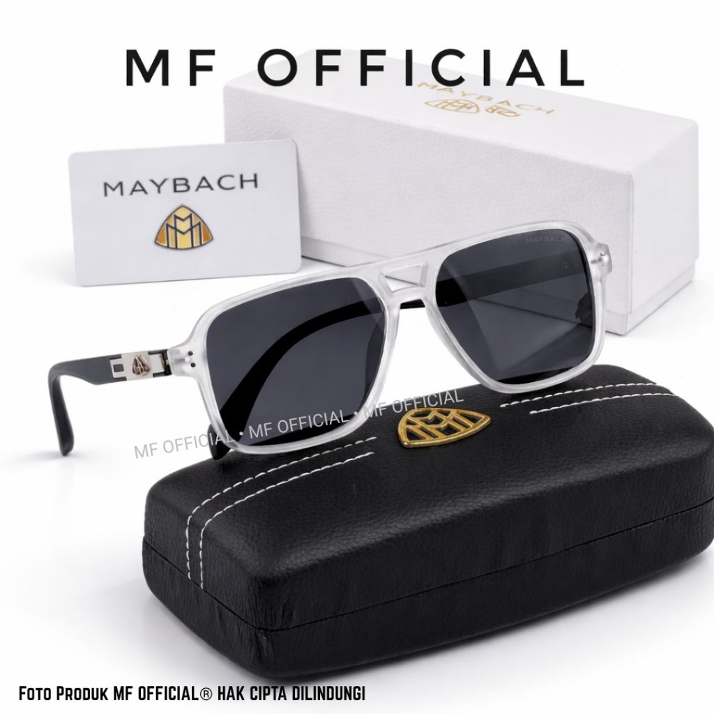 KACAMATA FASHION STYLISH MAYBACH 9902 DESAIN CESUAL LENSA ANTI UV PROTECTION PRIA WARNA GAYA TRENDY 