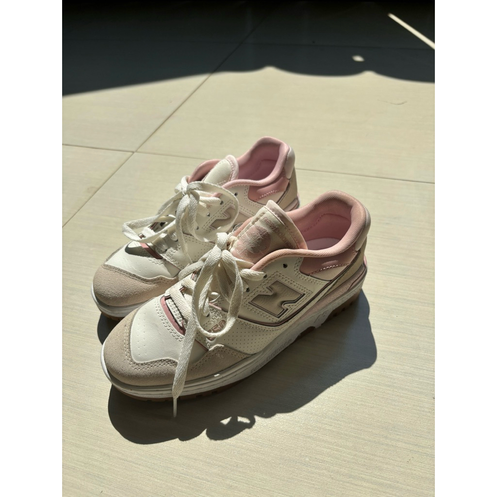 New Balance 550 White Pink | Size 37.5