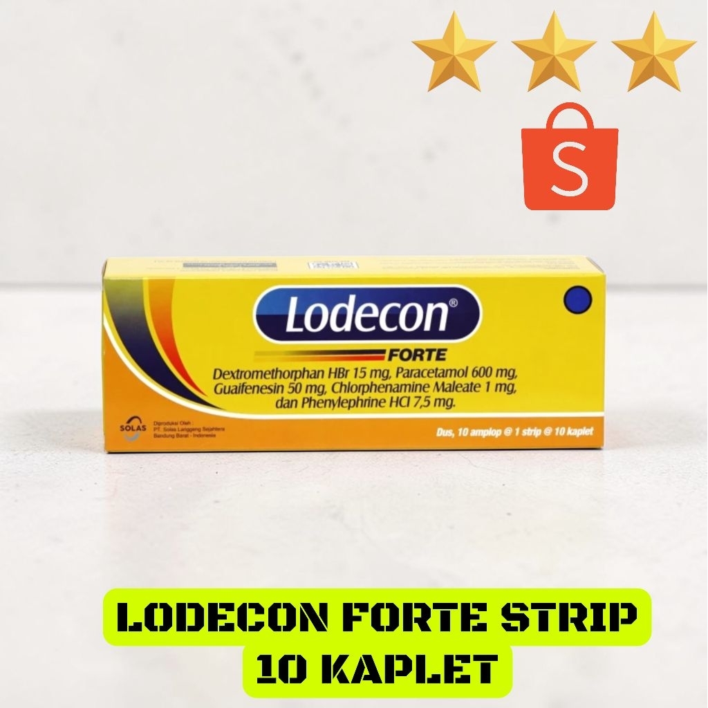 LODECON FORTE STRIP 10 KAPLET