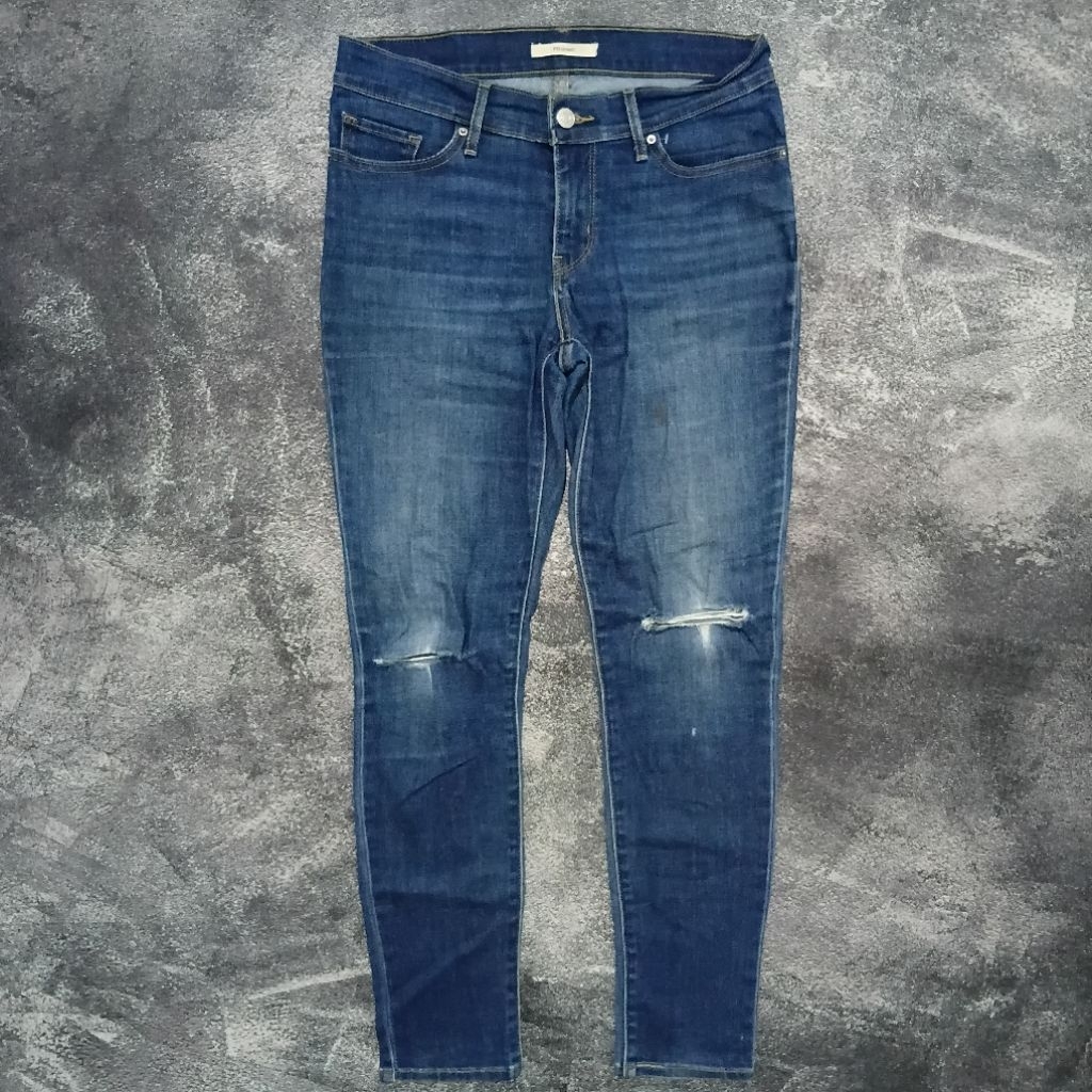 MBAK LEPI 711 SKINNY DISTRESSED STRECHT JEANS WOMEN (mohon baca deskripsi)