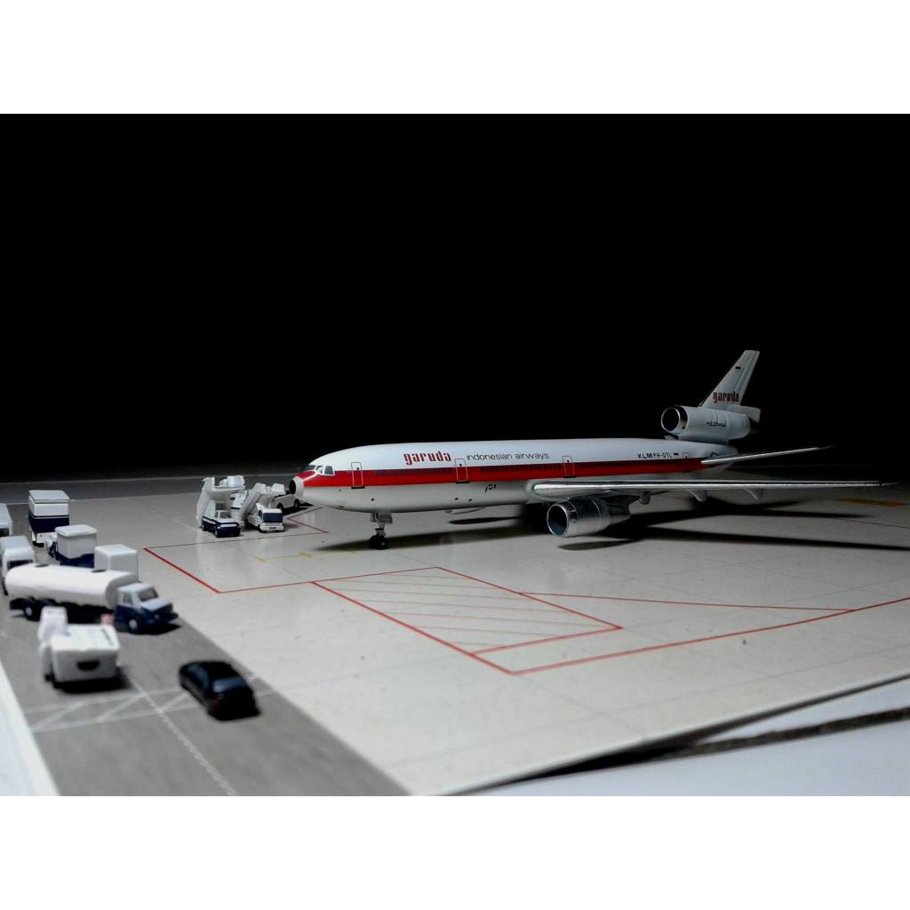 Diecast Pesawat Garuda Indonesia KLM McDonnell Douglas DC-10-30 rego PH-DTL Apollo skala 1:400