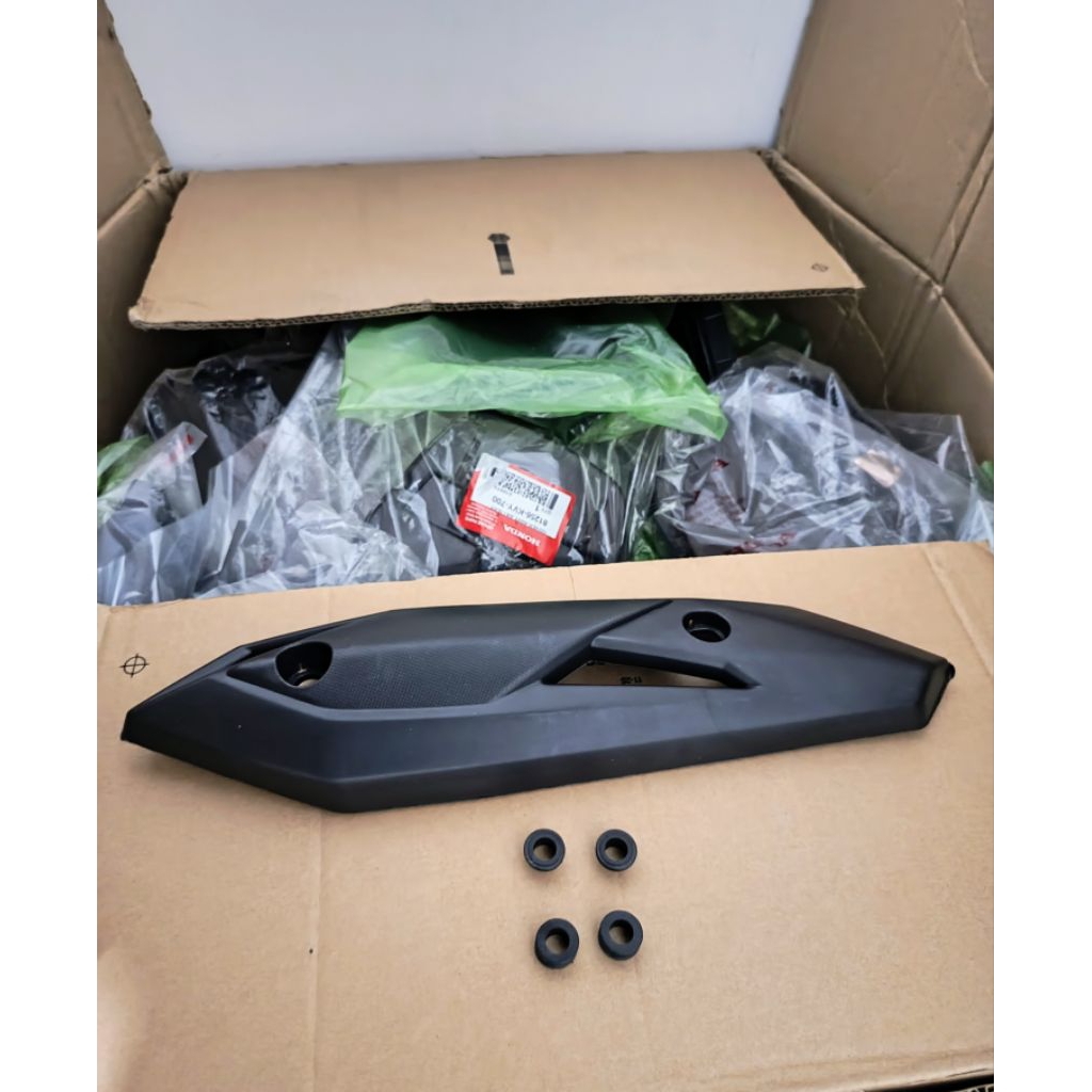 Tutup kenalpot Honda Beat Fi Eco 2016 2017 2018 2019 2020